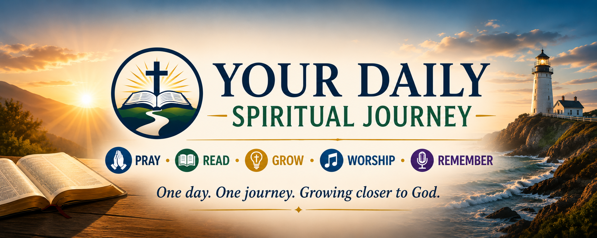 Your Daily Spiritual Journey — Pray, Read, Grow, Worship, Remember